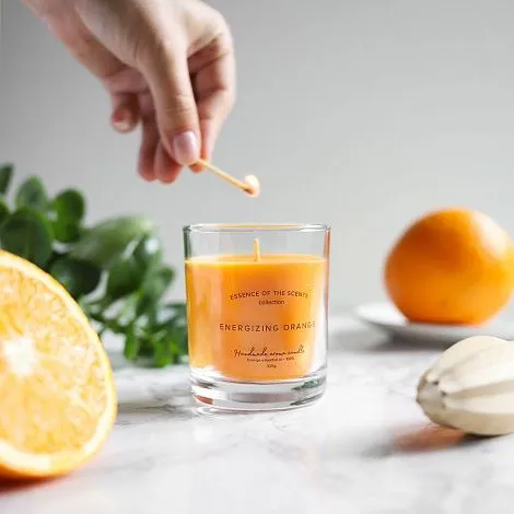 Свеча ароматическая "Тонизирующий апельсин"