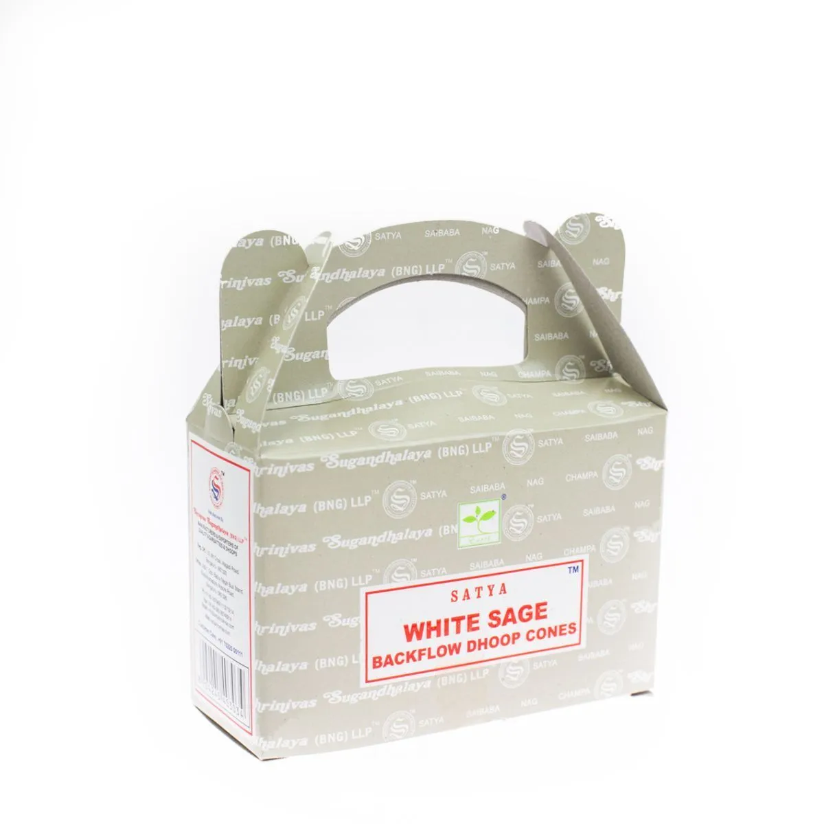 Благовония-конусы стелющиеся Satya White Sage "Белый шалфей"