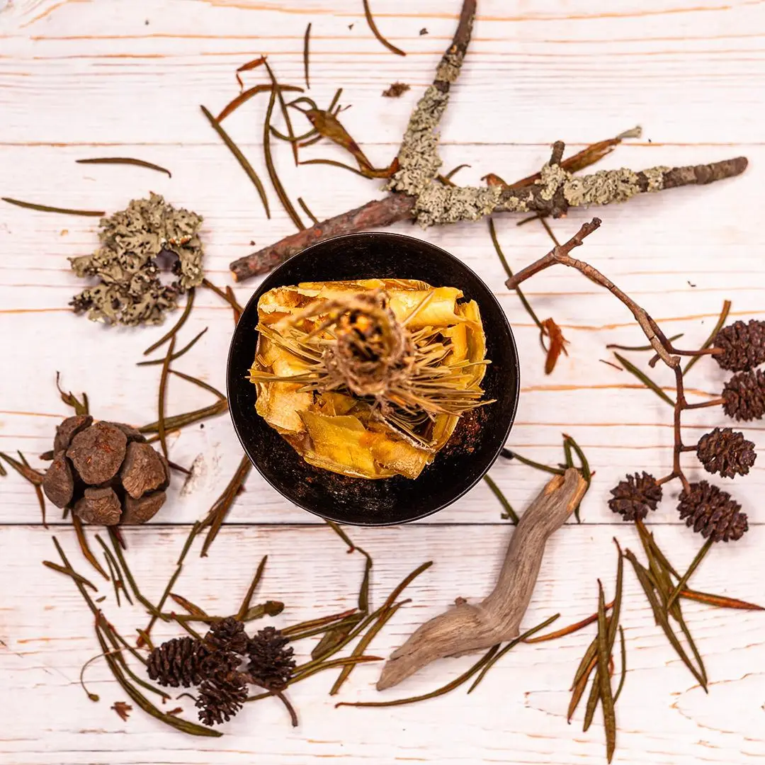 Свеча-полянка "Лесной костер"