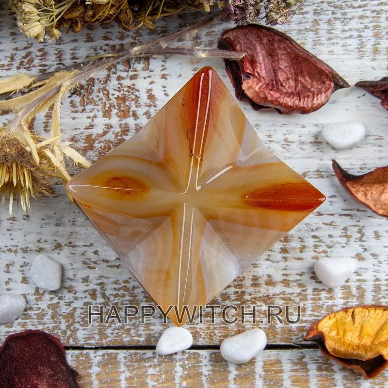 Меркаба из сердоликового агата