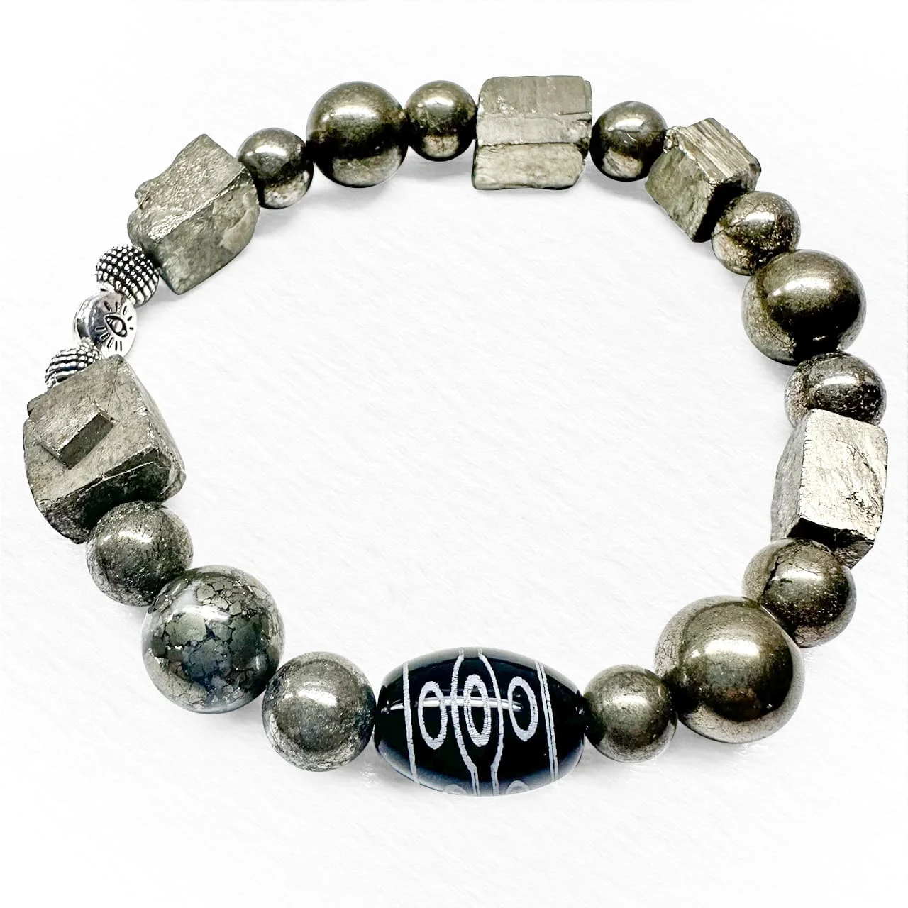 Браслет из натуральных камней "Золото ведьм"