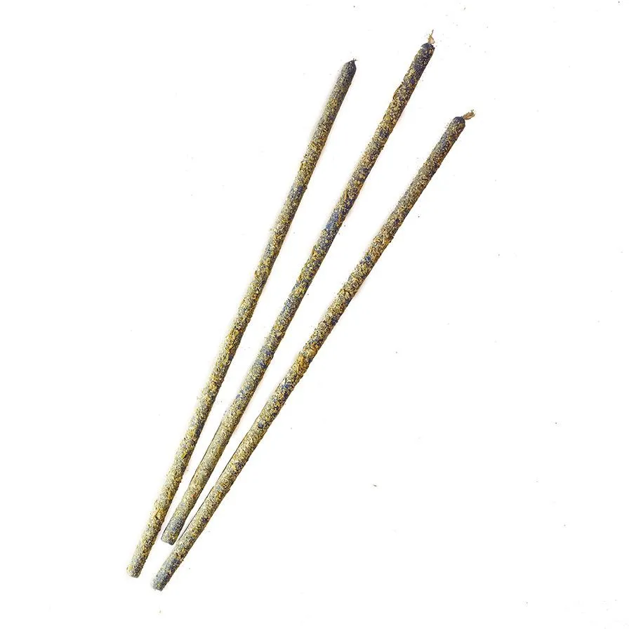 Свеча голубая двухчасовая с жасмином