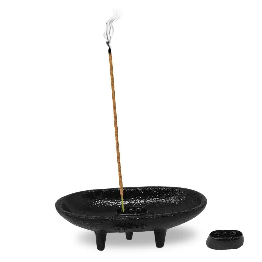 Чаша для окуривания "Лодочка" чугунная, 10 см