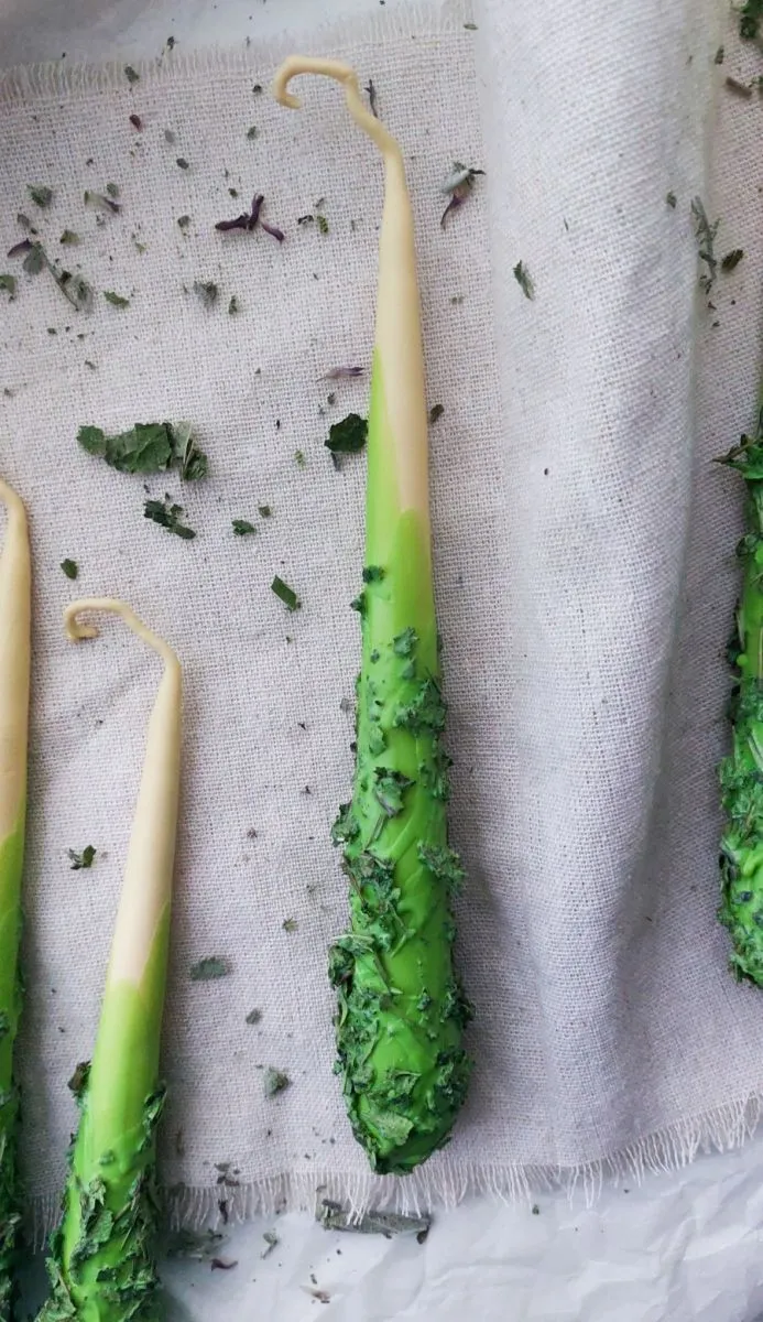 Свеча программная маканая "Вода живая и мёртвая"