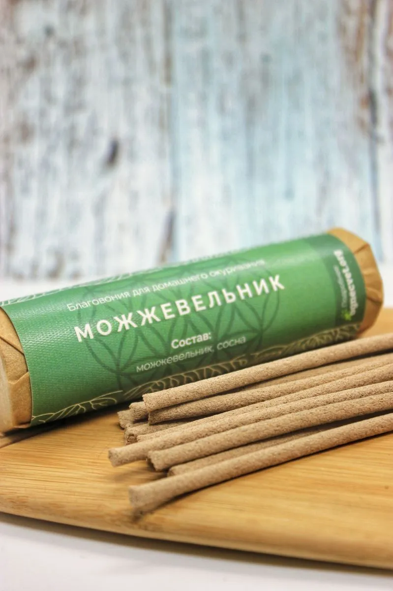 Натуральные моно-благовония "Можжевельник" (палочки)