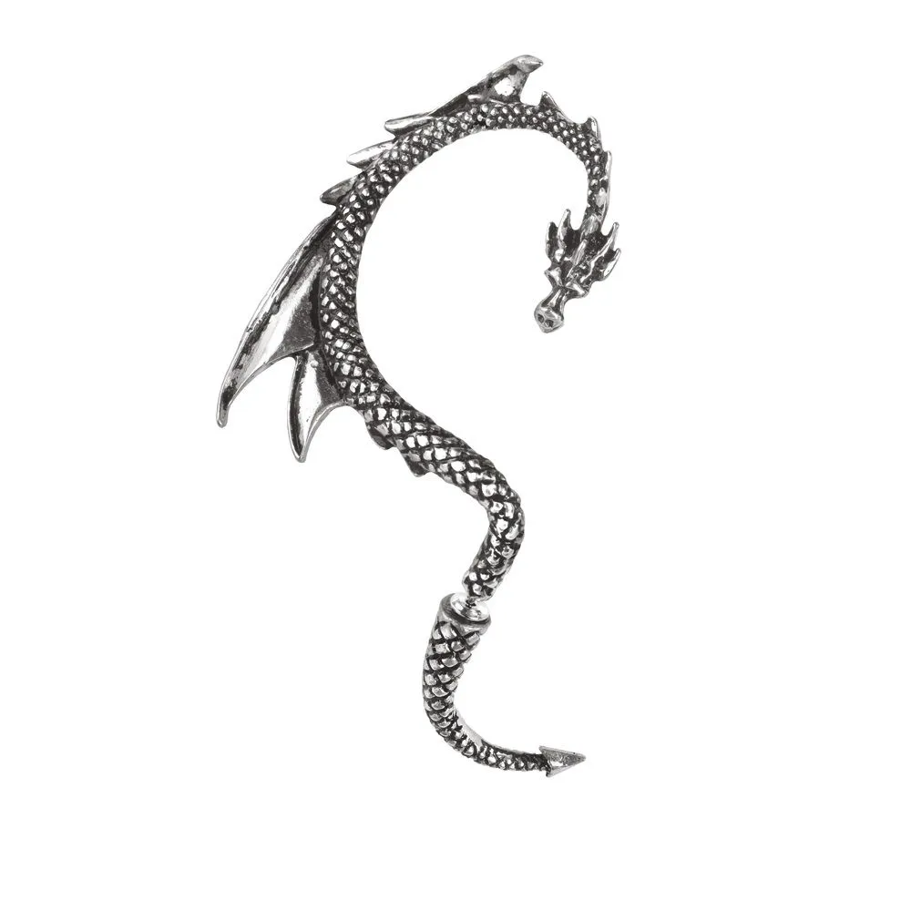 Серьга-кафф "Драконий соблазн" (правая)