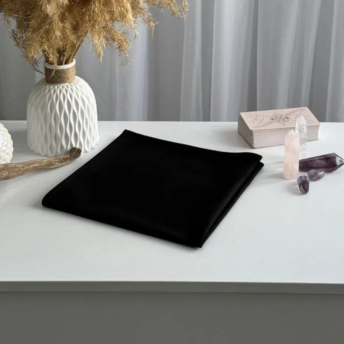 Скатерть для гадания черная, эко-замша, 50 х 50 см