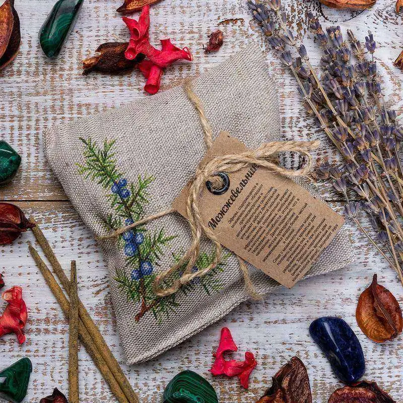 Подушечка-саше "Можжевельник"