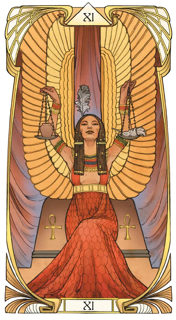 Египетское Таро Ар-Нуво (Egyptian Art Nouveau Tarot)