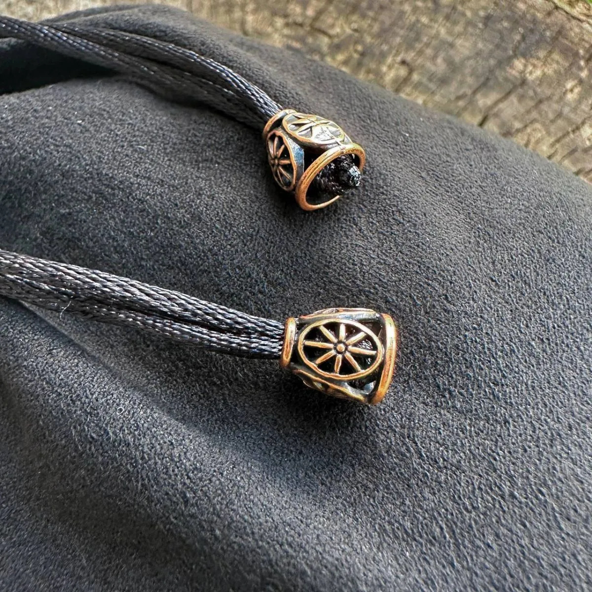 Мешочек для Таро черный, эко-замша