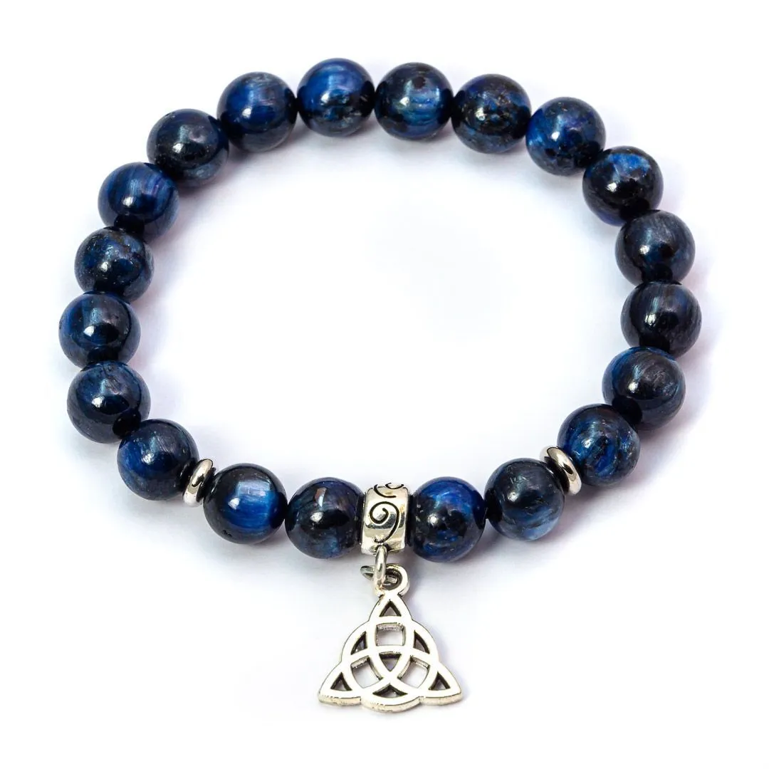 Браслет-талисман "Концентрация энергии на воплощение задуманного", кианит