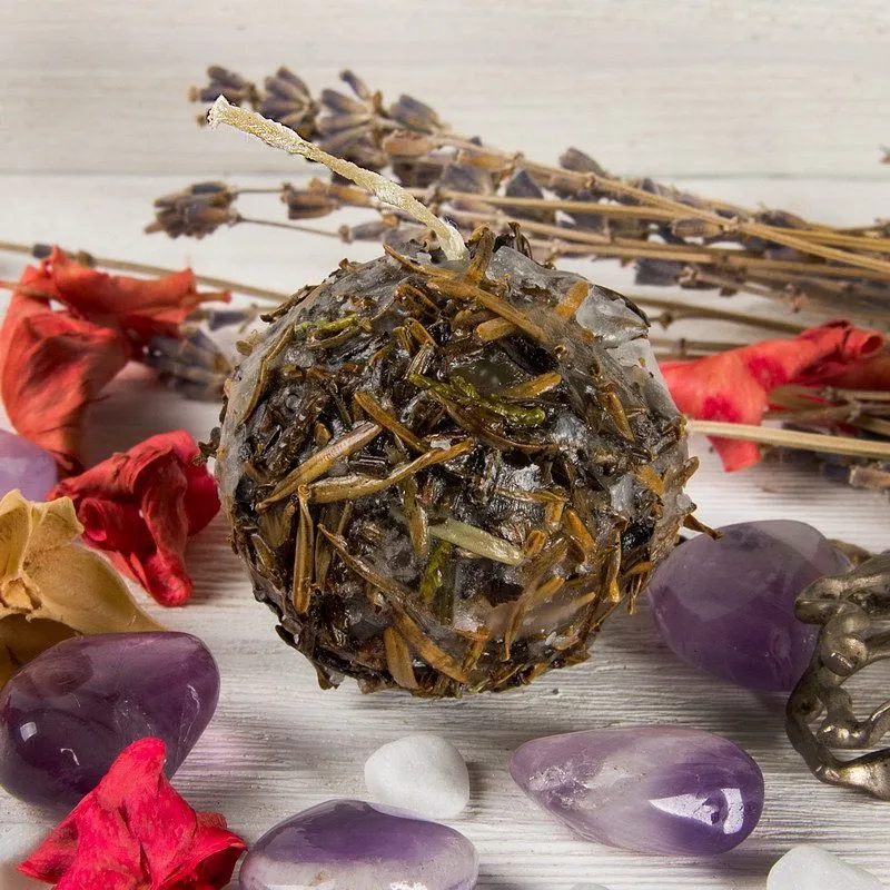 Свеча - шар "Разговор"