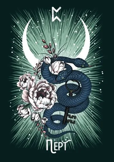 Рунический оракул "Фамильяры ведьмы" (24 карты и руководство)