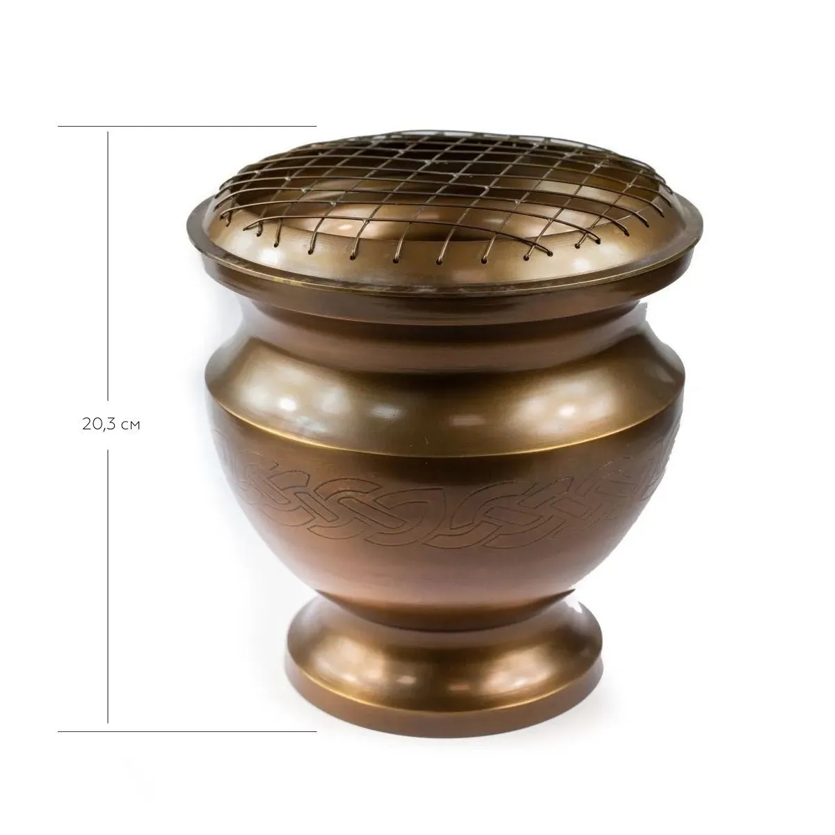Большая алтарная курильница "Дыхание богов", латунь