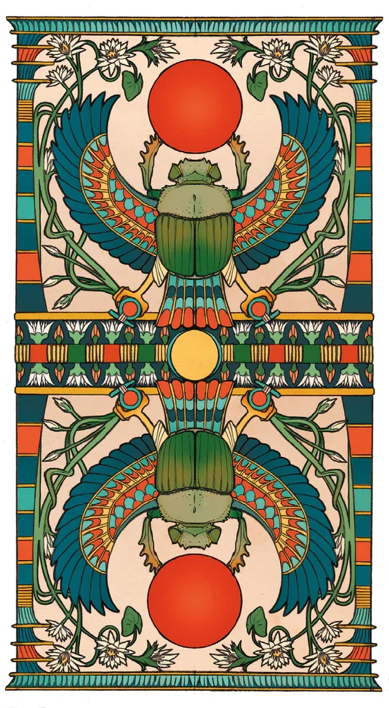 Египетское Таро Ар-Нуво (Egyptian Art Nouveau Tarot)