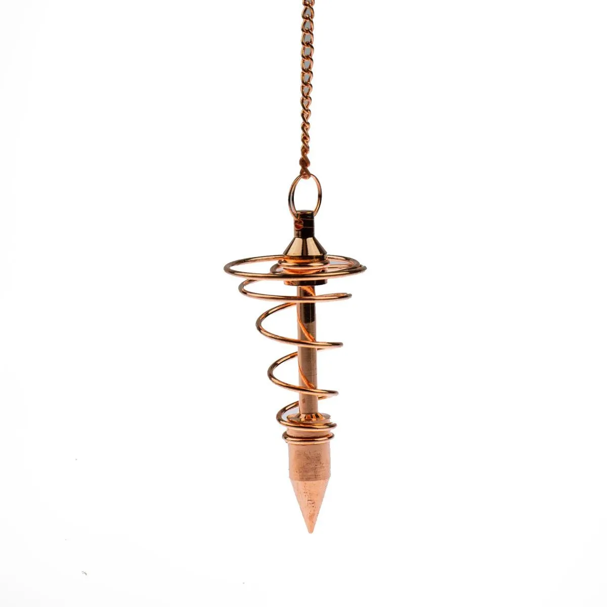 Маятник спиральный медный
