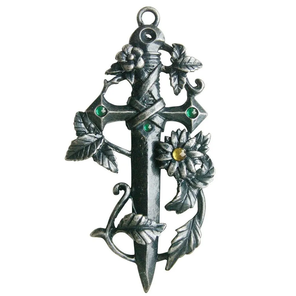 Амулет "Меч в цветах"