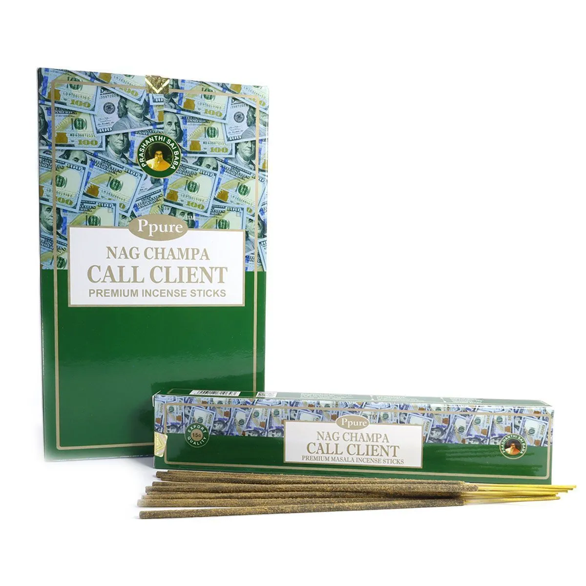 Благовония Ppure Nag Champa Call Client "Нагчампа для привлечения клиентов"