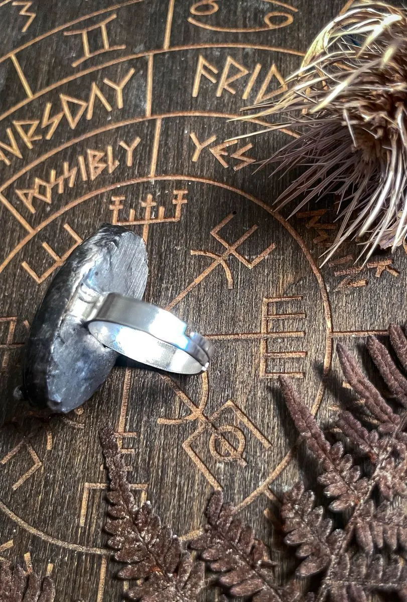 Кольцо "Черное зеркало"