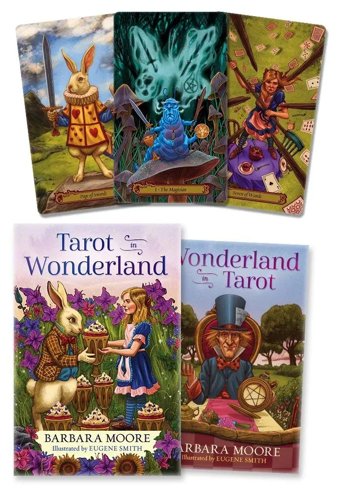 Набор "Tarot in Wonderland" (Таро в Стране Чудес, карты + книга)