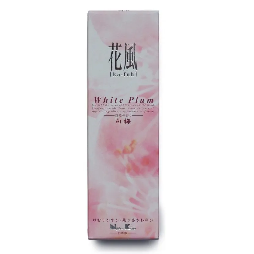 Японские благовония Ka-Fuh "White Plum" ("Белая слива"), 120 шт.