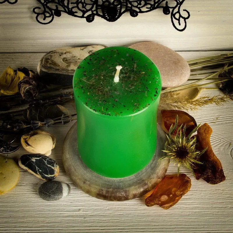 Свеча с травами "Фортуна"