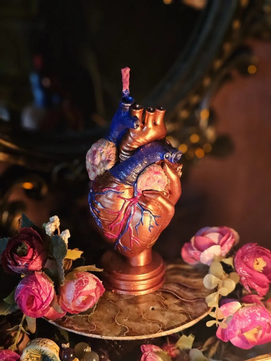 Восковая свеча "Вольное сердце"