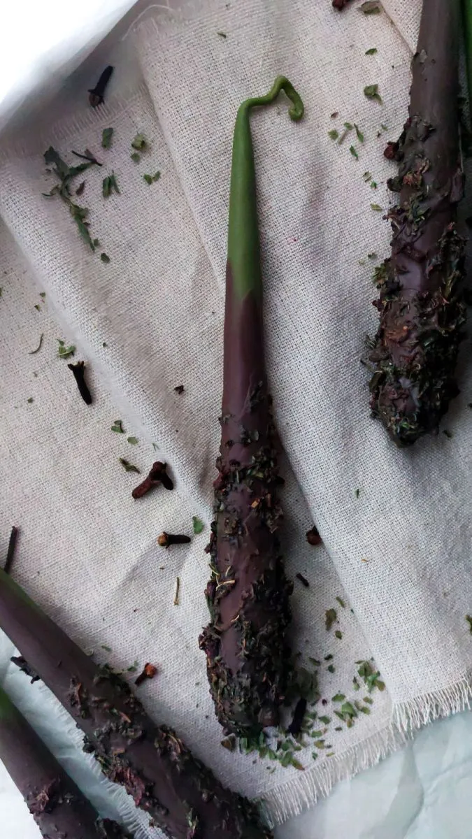 Свеча программная маканая "Рог изобилия"