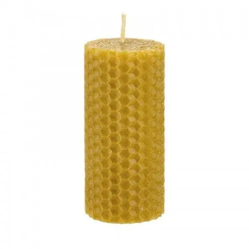 Свеча-бочонок из вощины большая