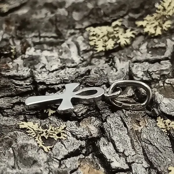 Подвеска "Малый анх" с серебрением