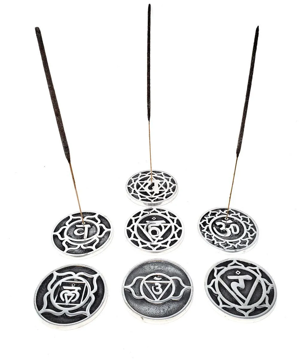 Подставка для благовоний "Раскрытие Чакры солнечного сплетения" металлическая