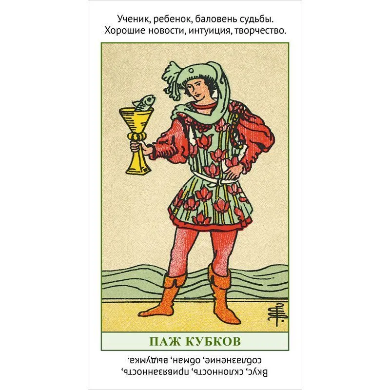 Обучающая колода "Изучаем Таро с нуля" (толкования подписаны на картах)