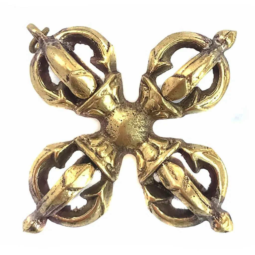 Вишва-ваджр, пятиконечный, двойной