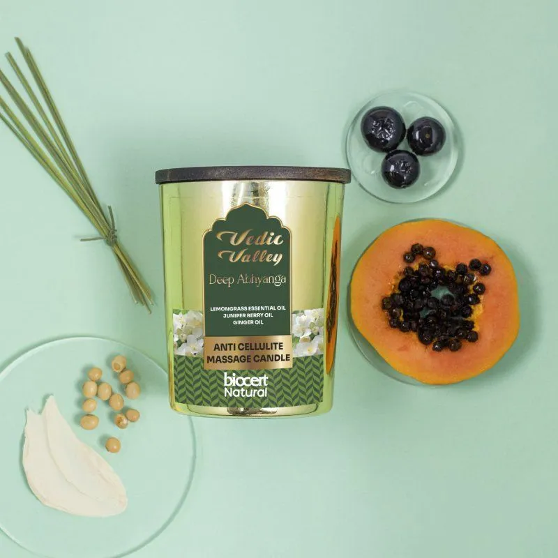 Свеча массажная аюрведическая Абхьянга «Лемонграсс»