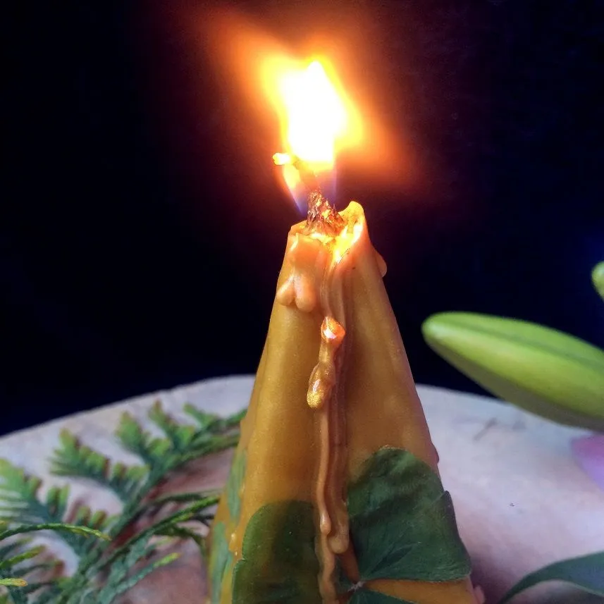 Свеча "Золотой клевер"