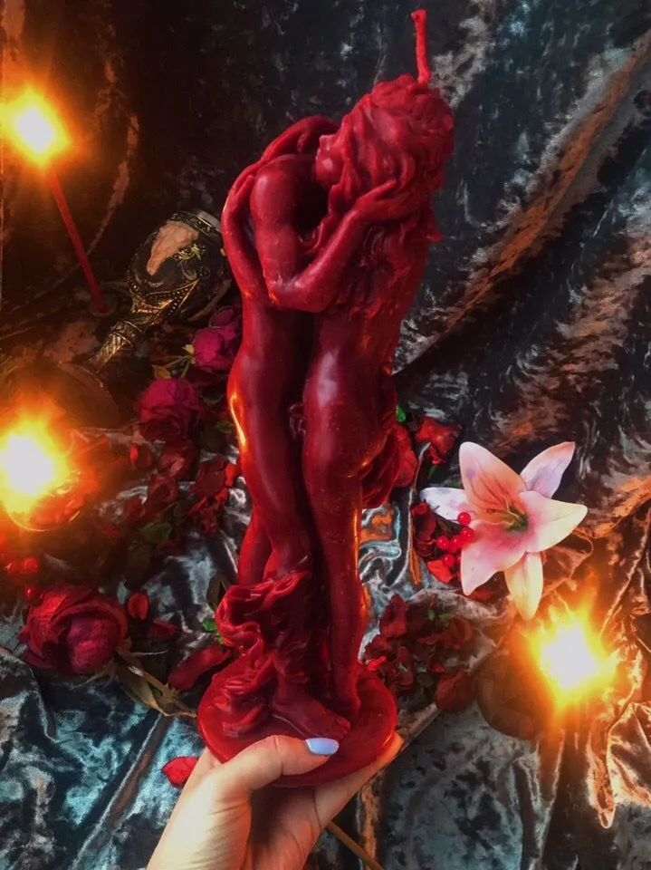 Свеча с травами "Возлюбленные"