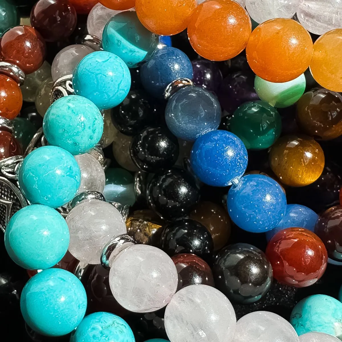 Браслет-талисман "Духовный мир" из бирюзы