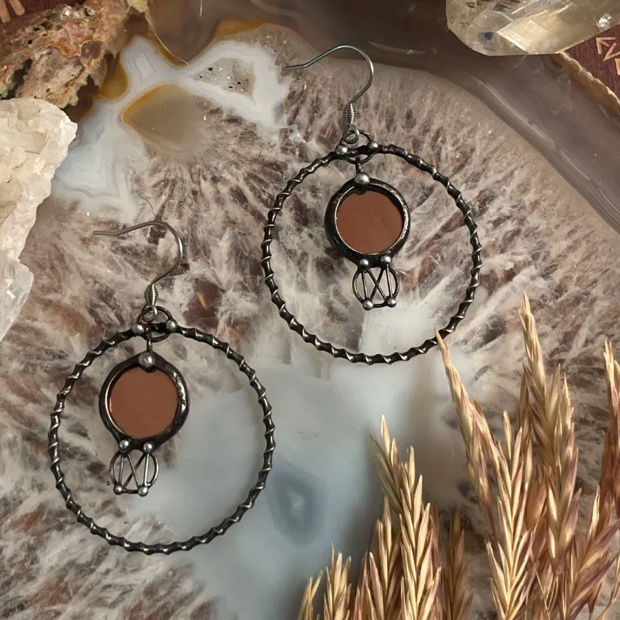 Серьги "Акробатка Луна"