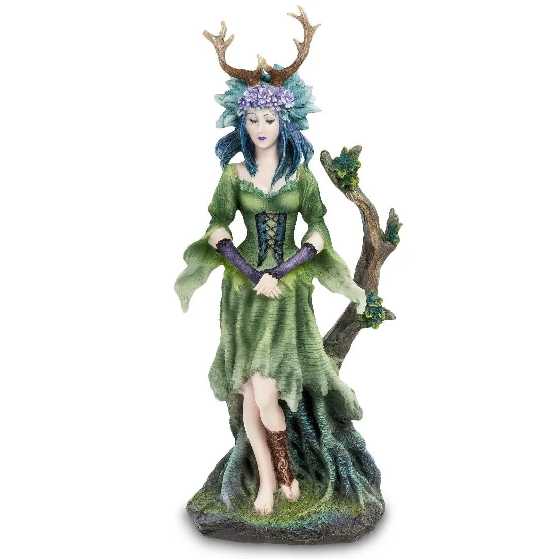 Алтарная статуэтка "Лесная госпожа" цветная