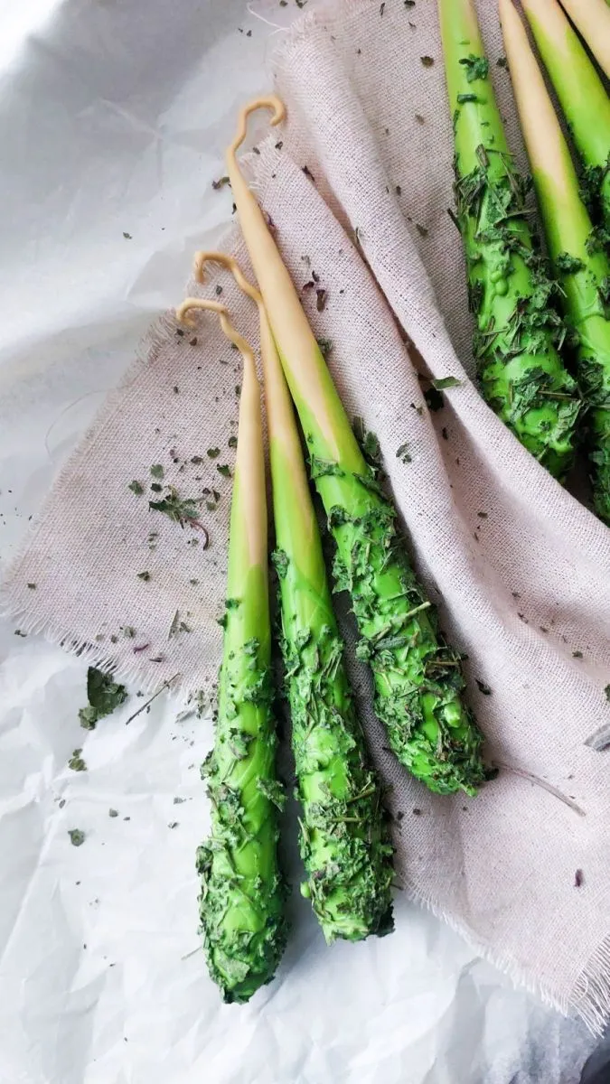 Свеча программная маканая "Вода живая и мёртвая"