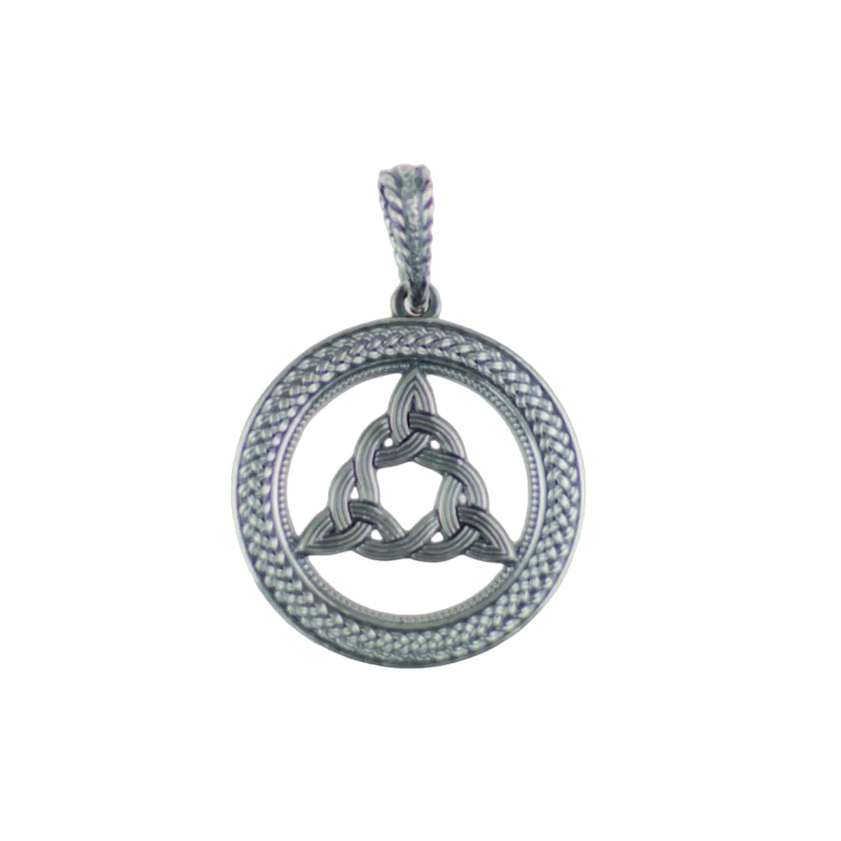 Подвеска "Узел богини Бригид" с серебрением