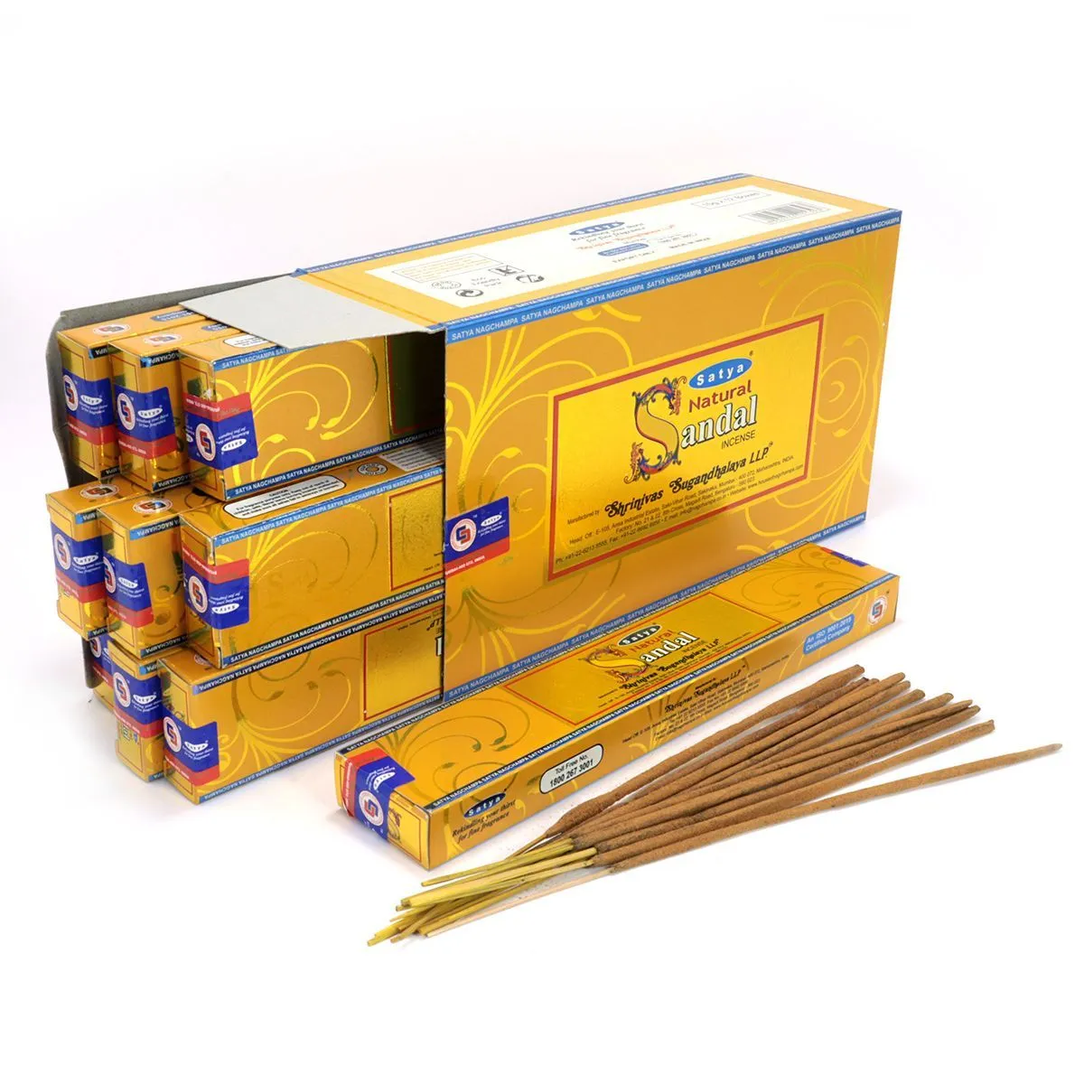 Благовония Satya Natural Sandal "Натуральный сандал" 15 гр.