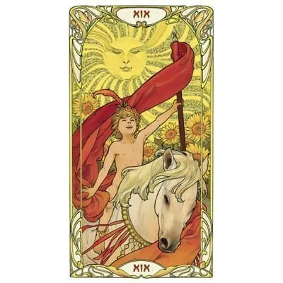 Золотое Таро Арт-Нуво (Golden Art Nouveau Tarot)