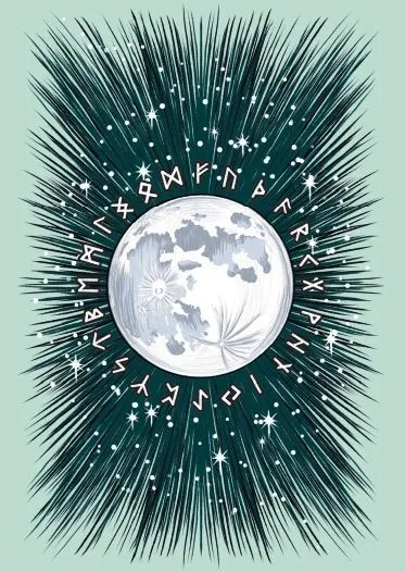 Рунический оракул "Фамильяры ведьмы" (24 карты и руководство)