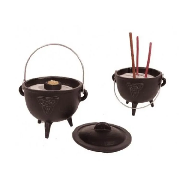 Курильница-котелок "Трикветр" чугунная, 11 х 11,5 см