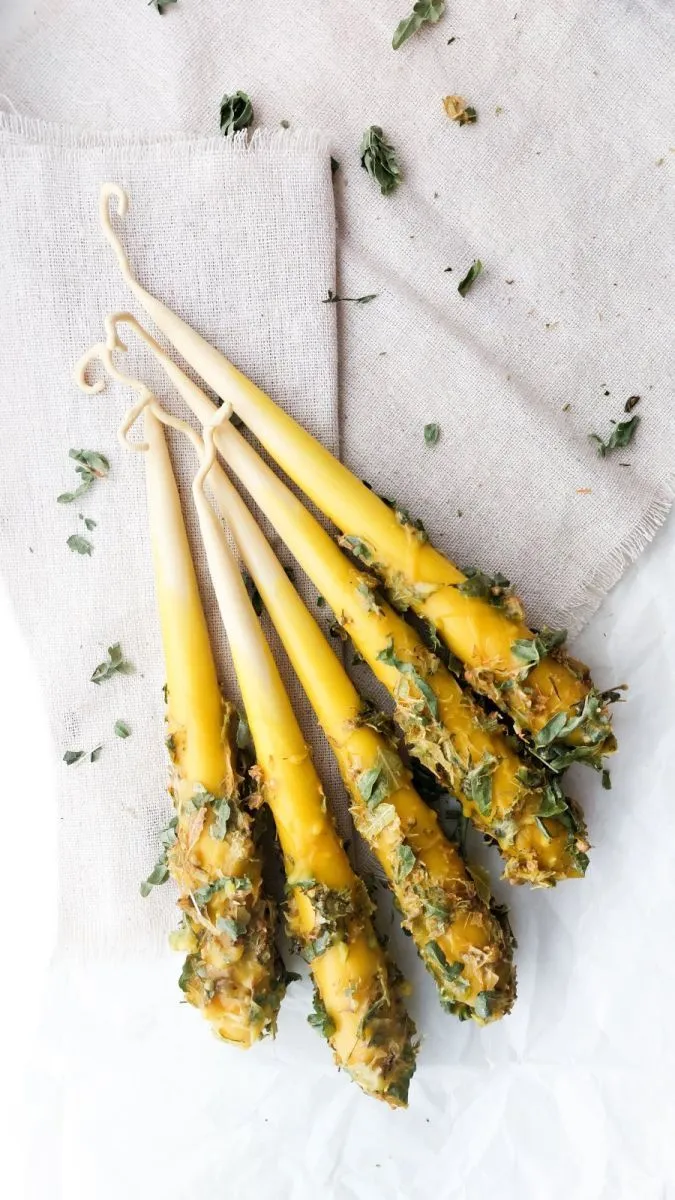 Свеча программная маканая "Перо Жар-птицы"