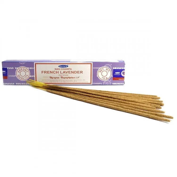 Благовония Satya French Lavender "Французская лаванда" 15 гр. (серия Nag Champa)