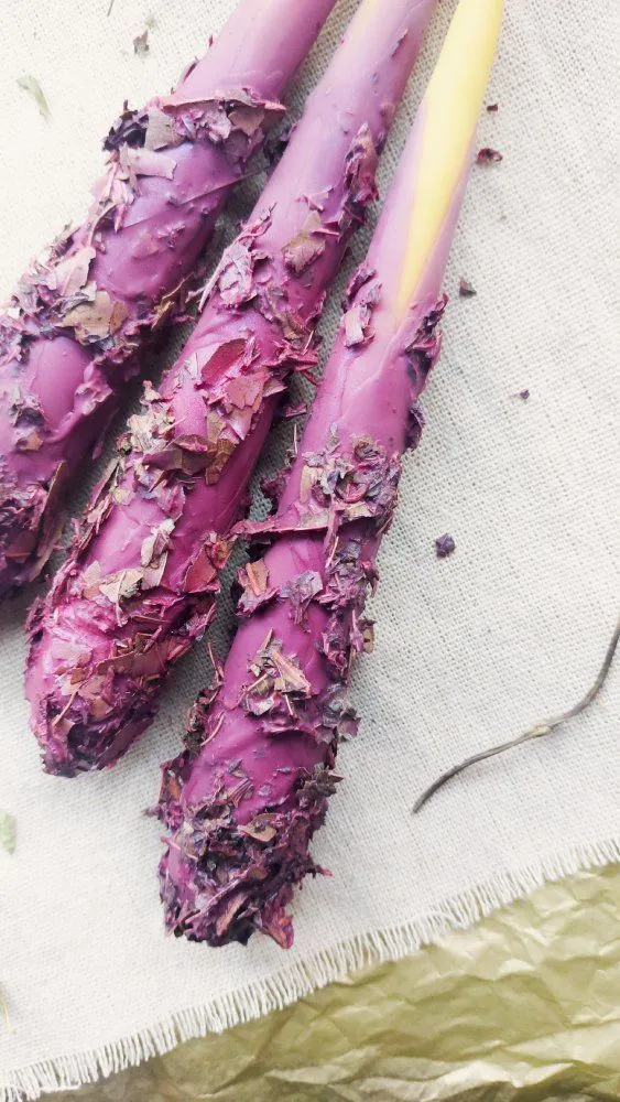 Свеча программная маканая "Лавровый венок"