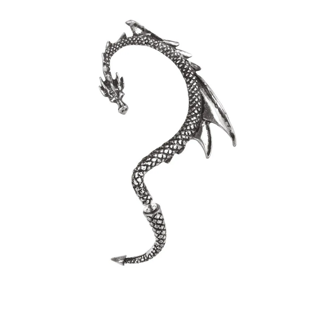 Серьга-кафф "Драконий соблазн" (левая)