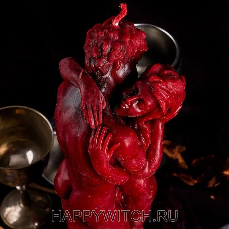 Свеча с травами "Возлюбленные"